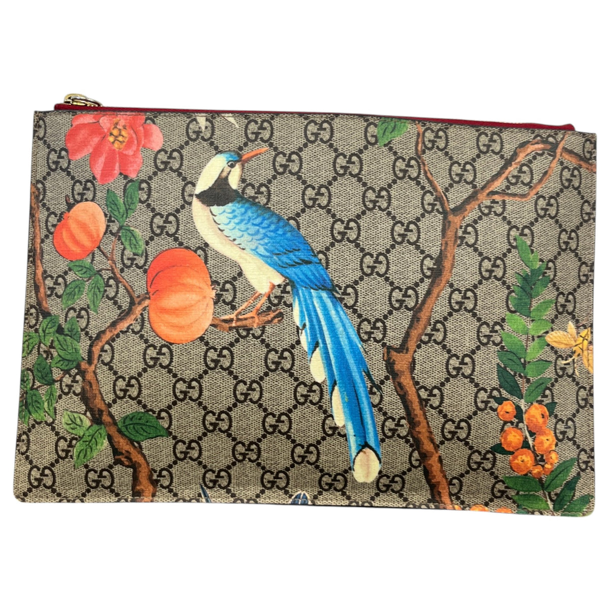 Women's Tian GG Supreme Clutch Beige - Photo 1