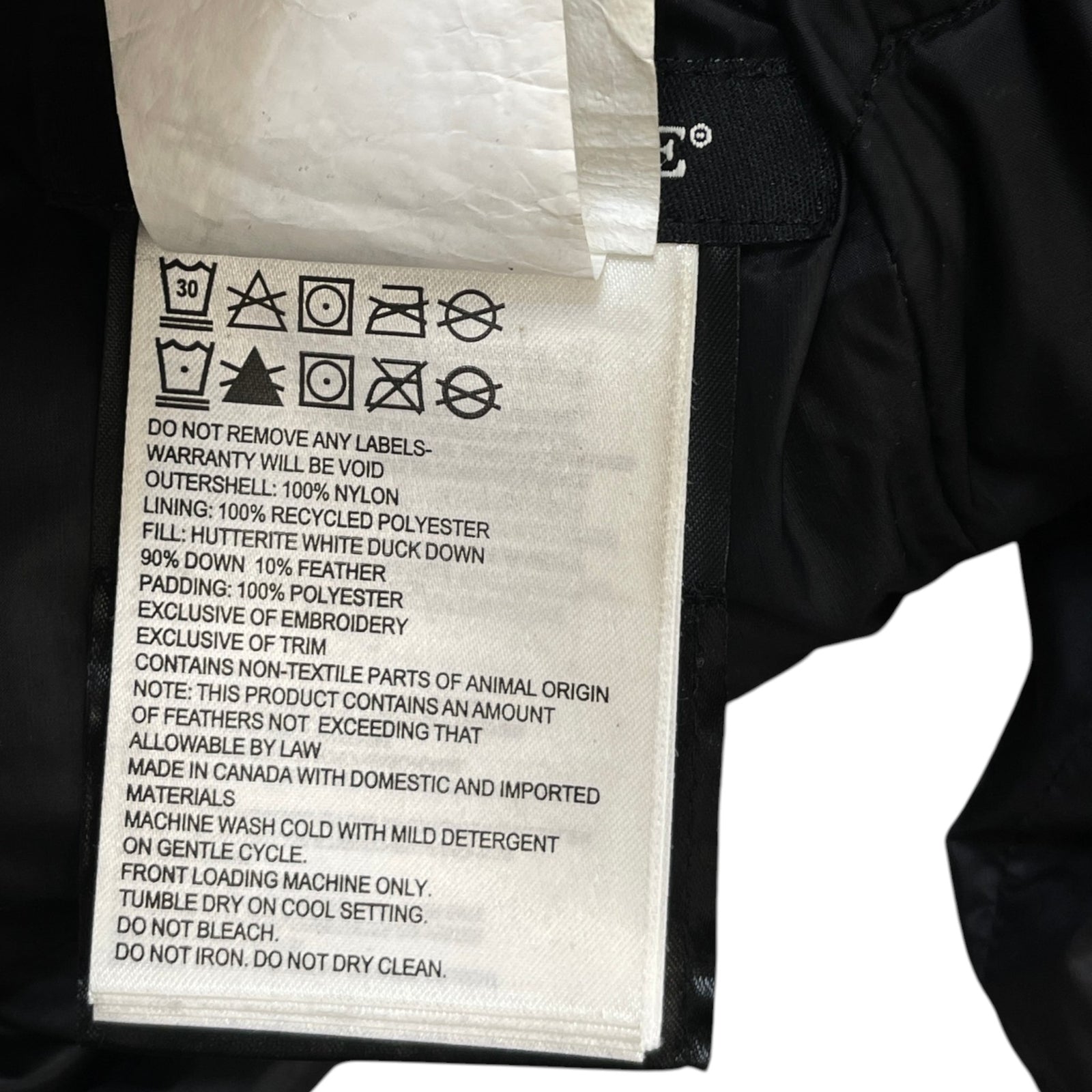 Men's Lodge Down Jacket Black Size XS - Photo 9