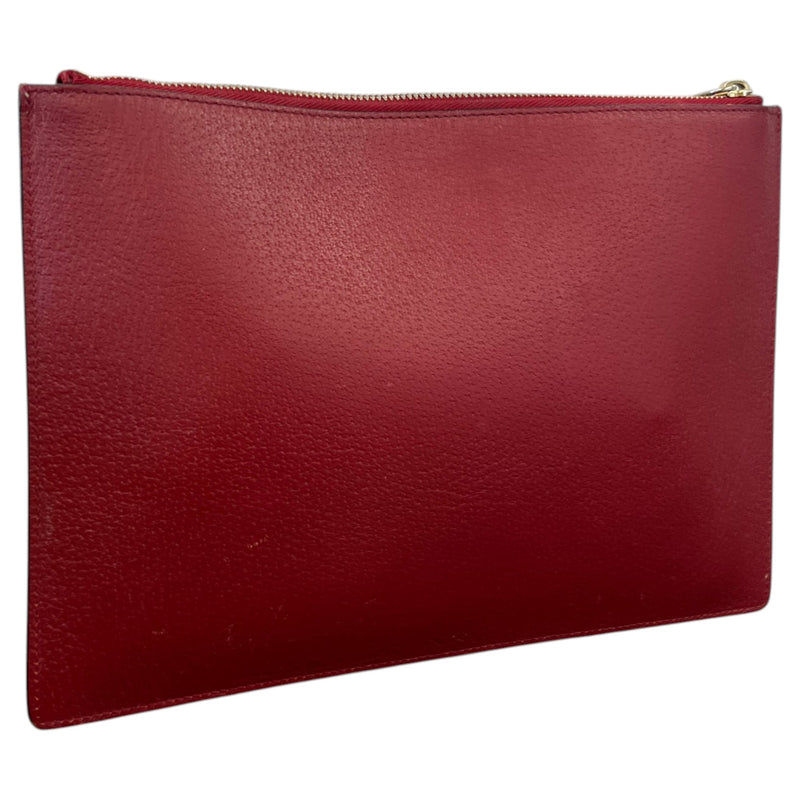 Women's Tian GG Supreme Clutch Beige