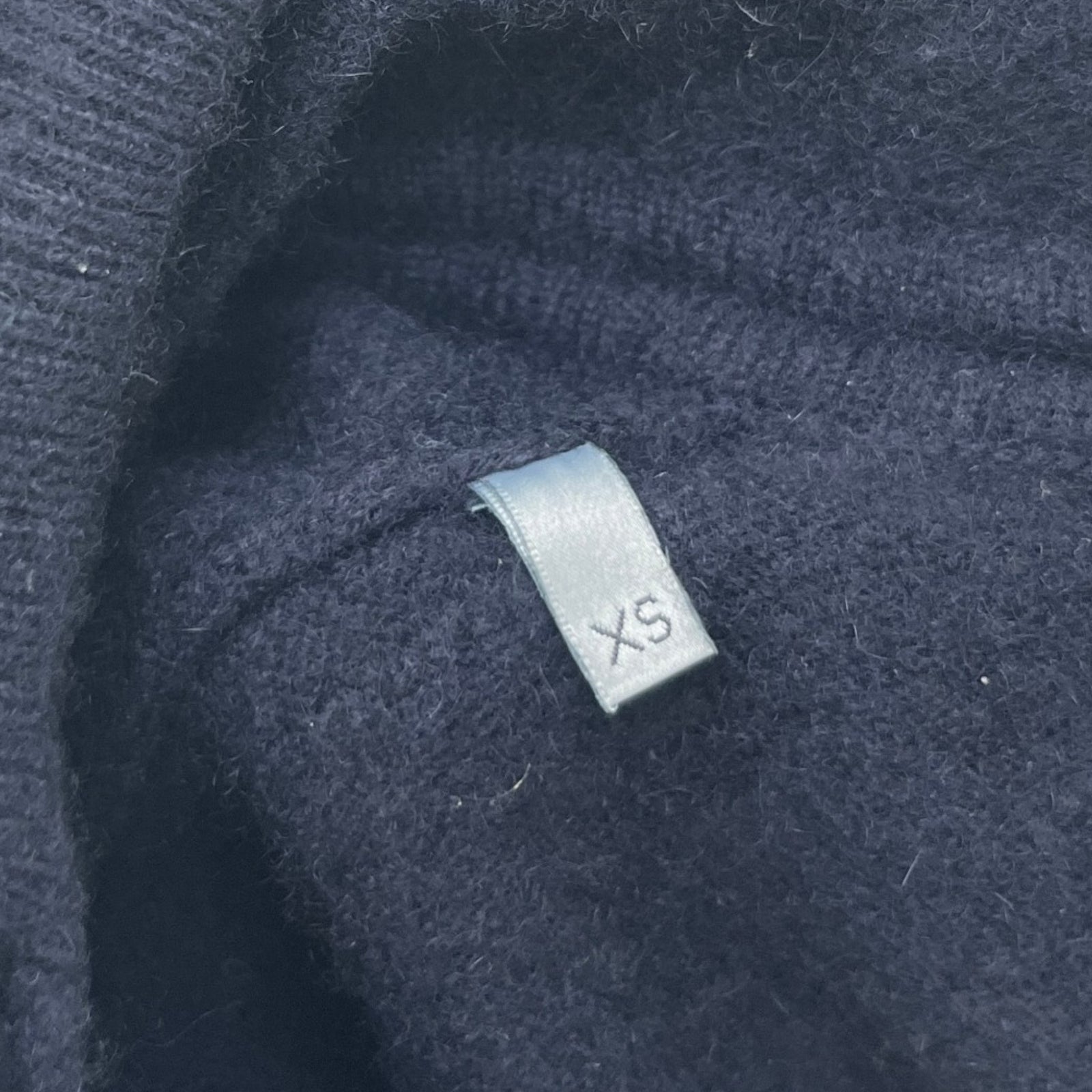 Men's Cashmere Hoodie Navy Size XS - Photo 6