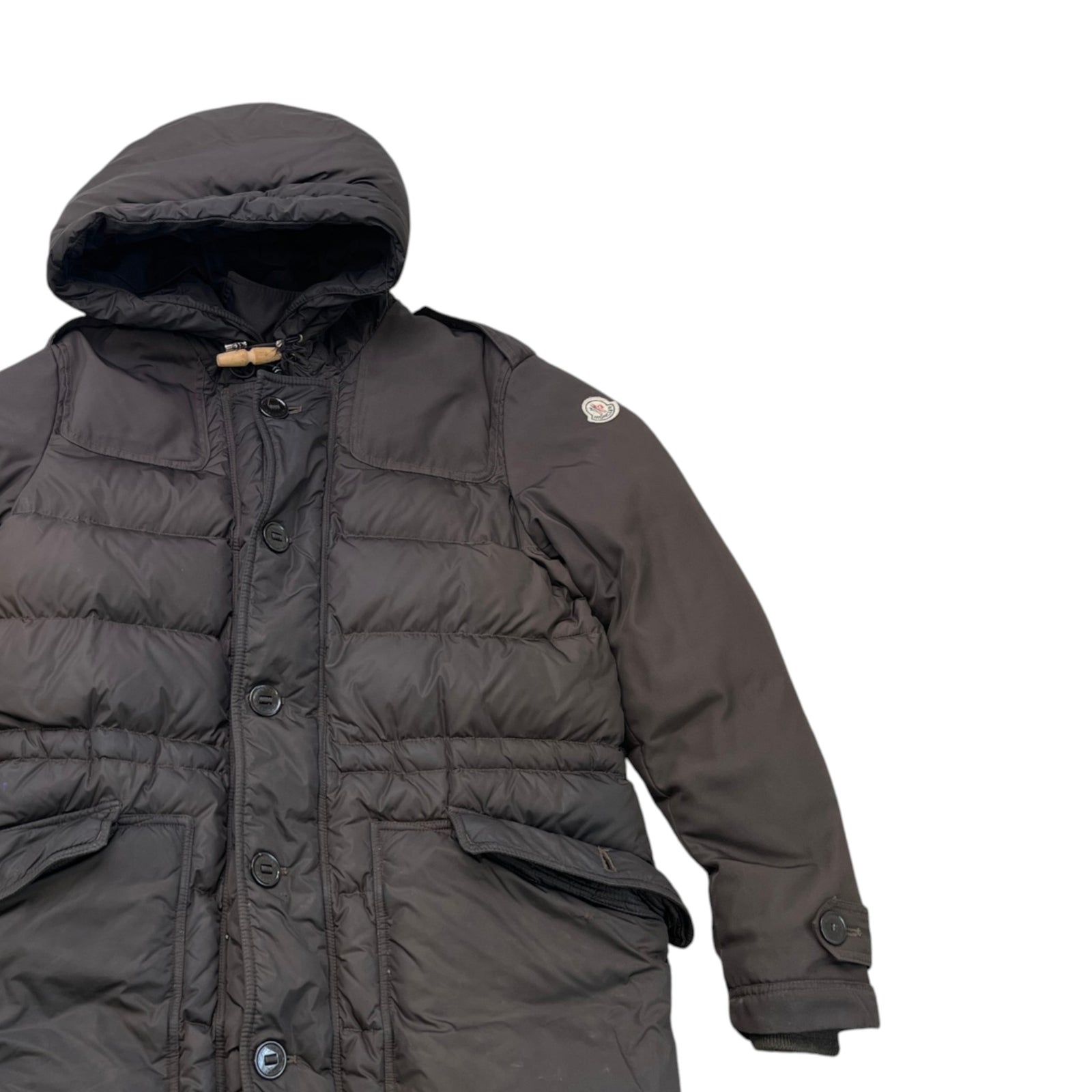 Men's Voiron Down Jacket Brown Size 4 / XL - Photo 3