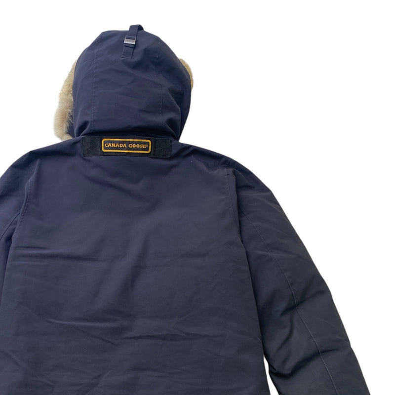 Men's Langford Parka Down Jacket Navy Size S