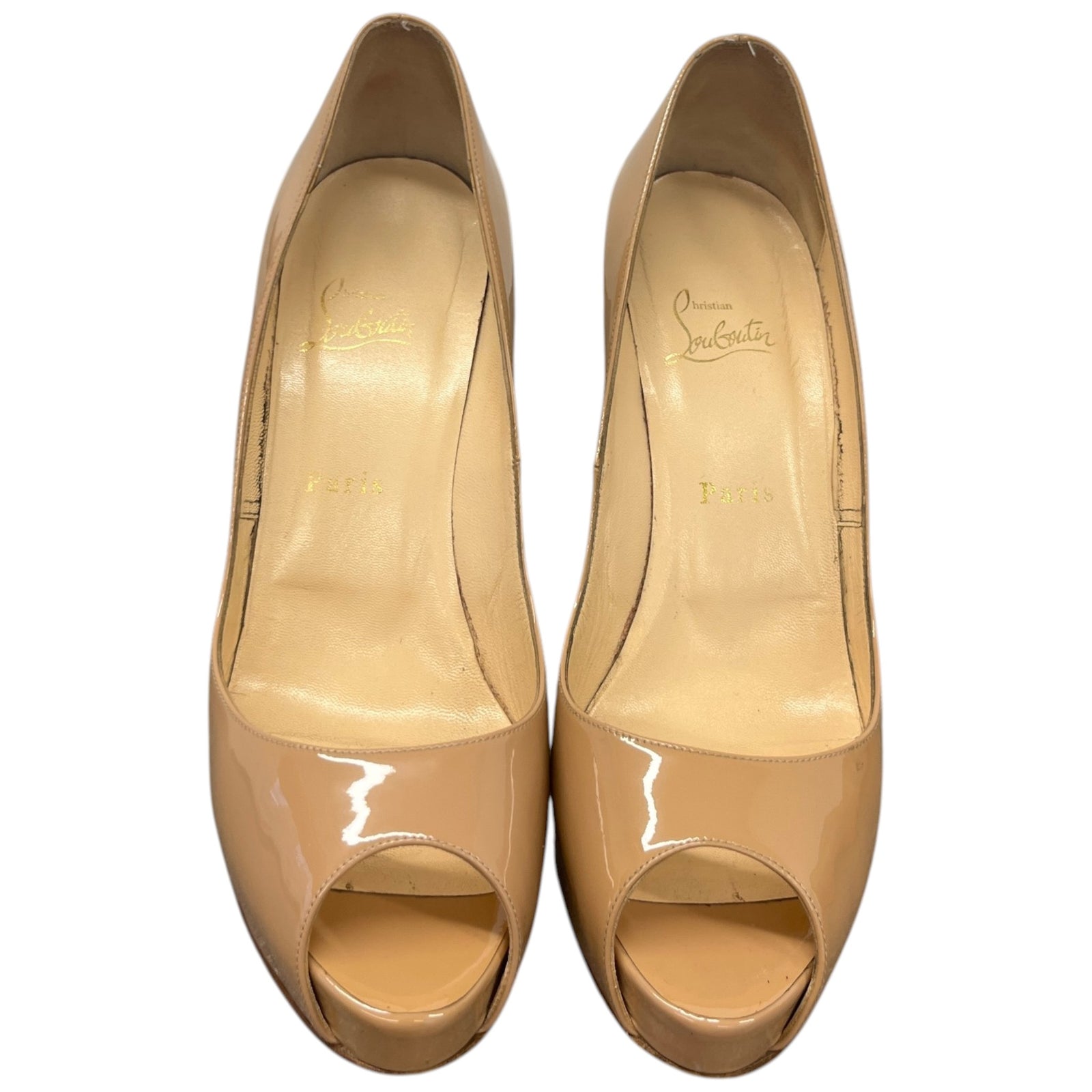 Women's Very Privé Peep Toe Heels Nude Size UK 7.5 / EU 40.5 - Photo 6