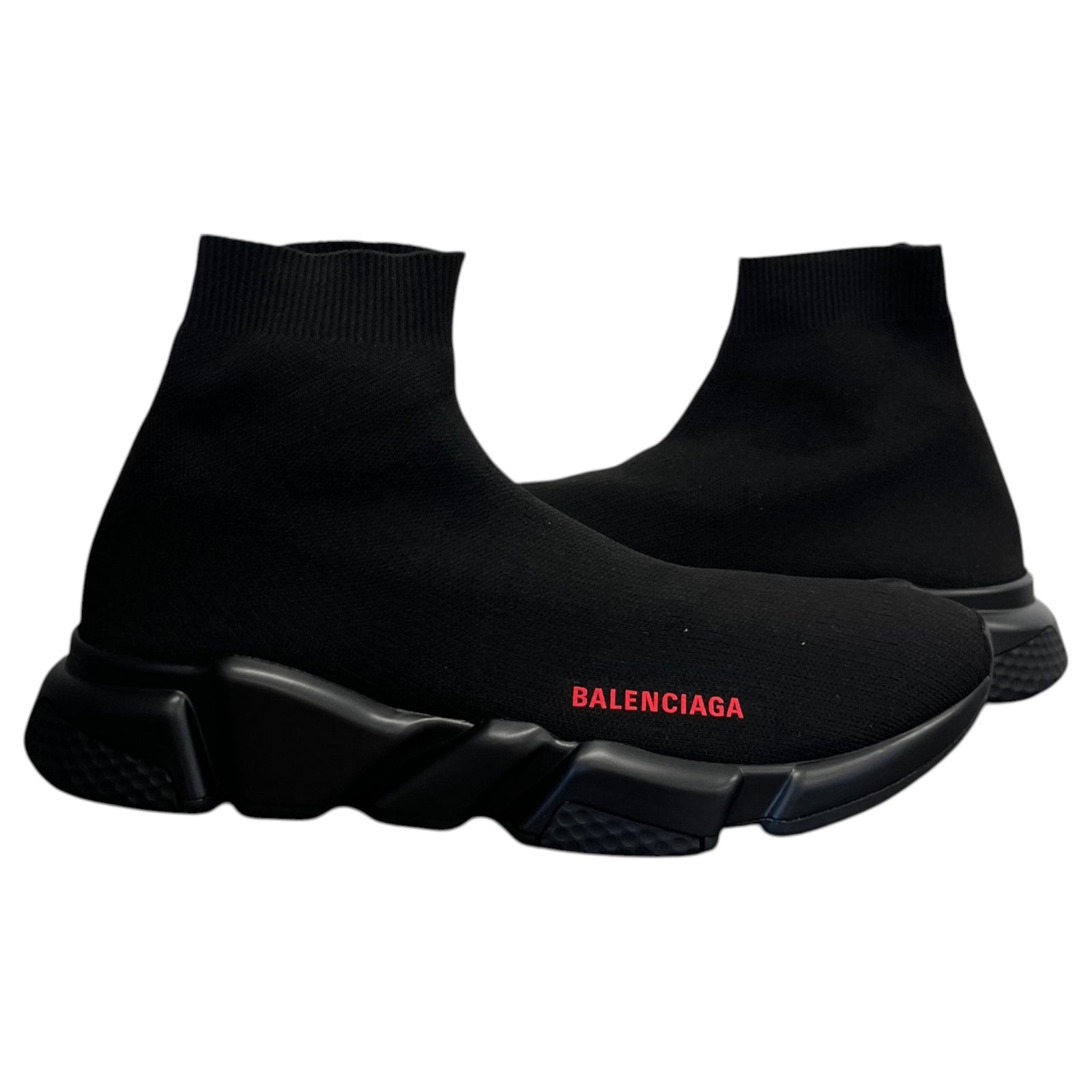 Men's Speed Sock Low Trainers Black Size 9 - Photo 3