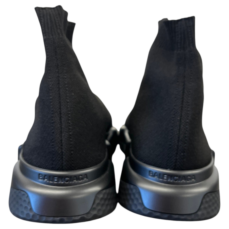 Men's Speed Sock Low Trainers Black Size 9