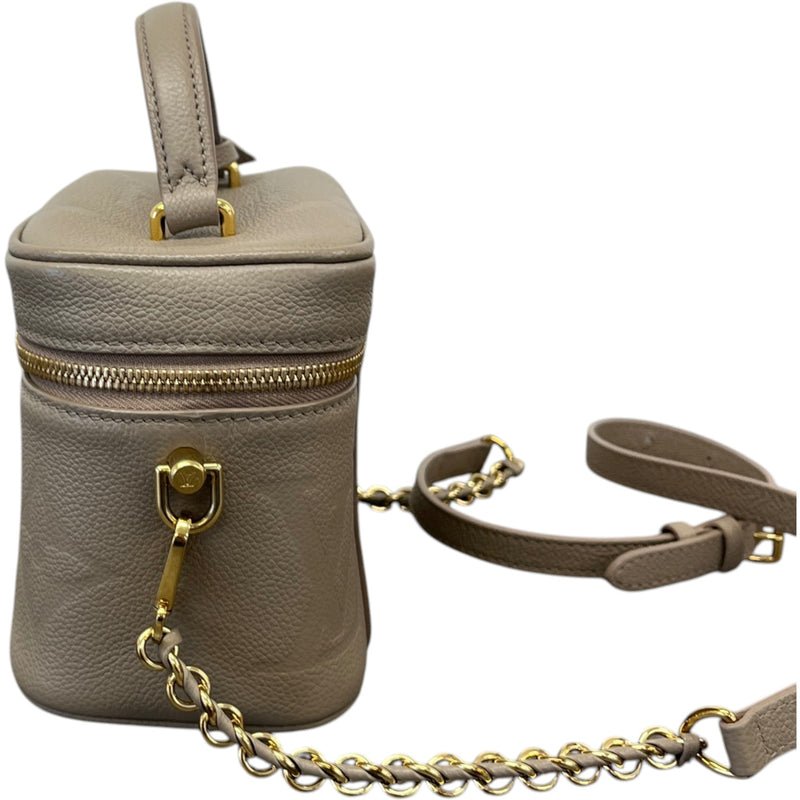Women's Empreinte Leather Vanity PM Handbag Beige
