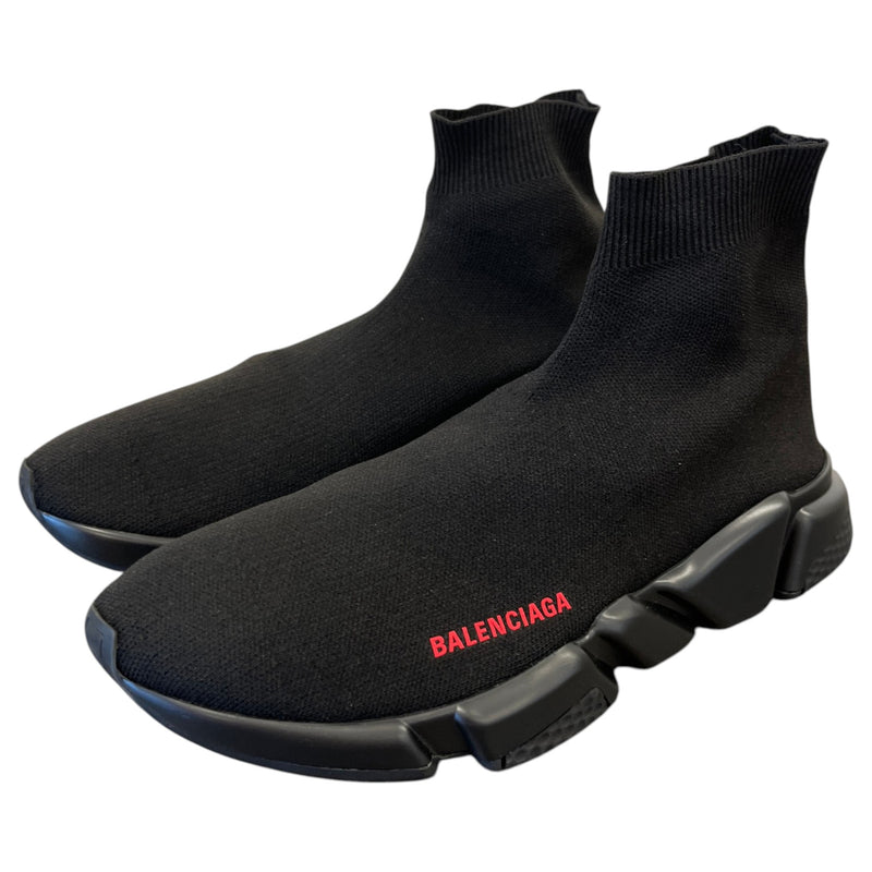 Men's Speed Sock Low Trainers Black Size 9