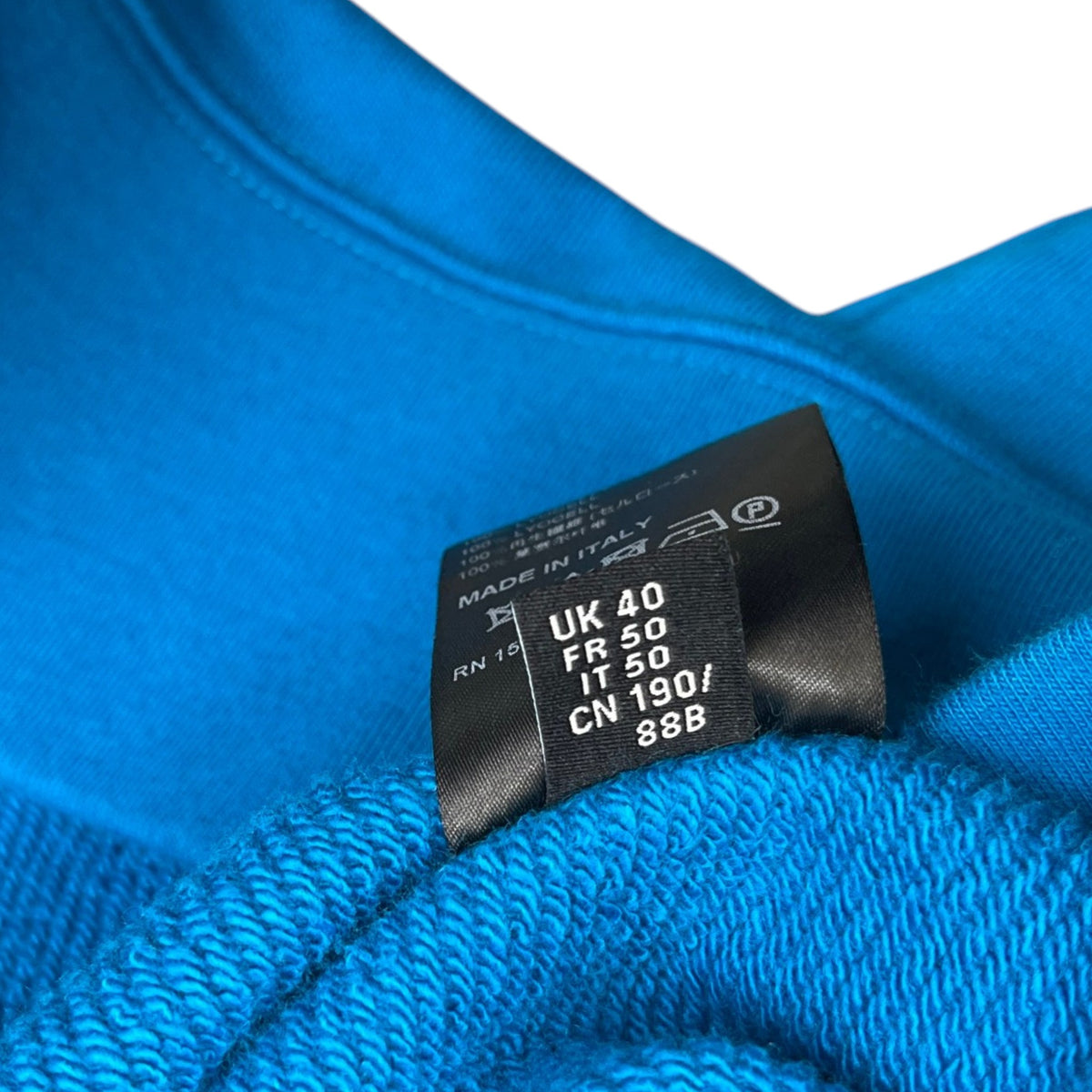 Men's Core Logo Hoodie Blue Size L - Photo 6