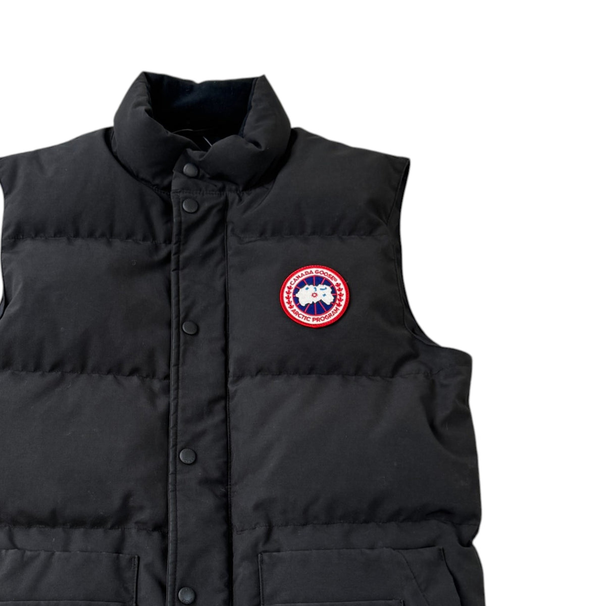 Men's Freestyle Crew Vest Gilet Black Size S - Photo 3