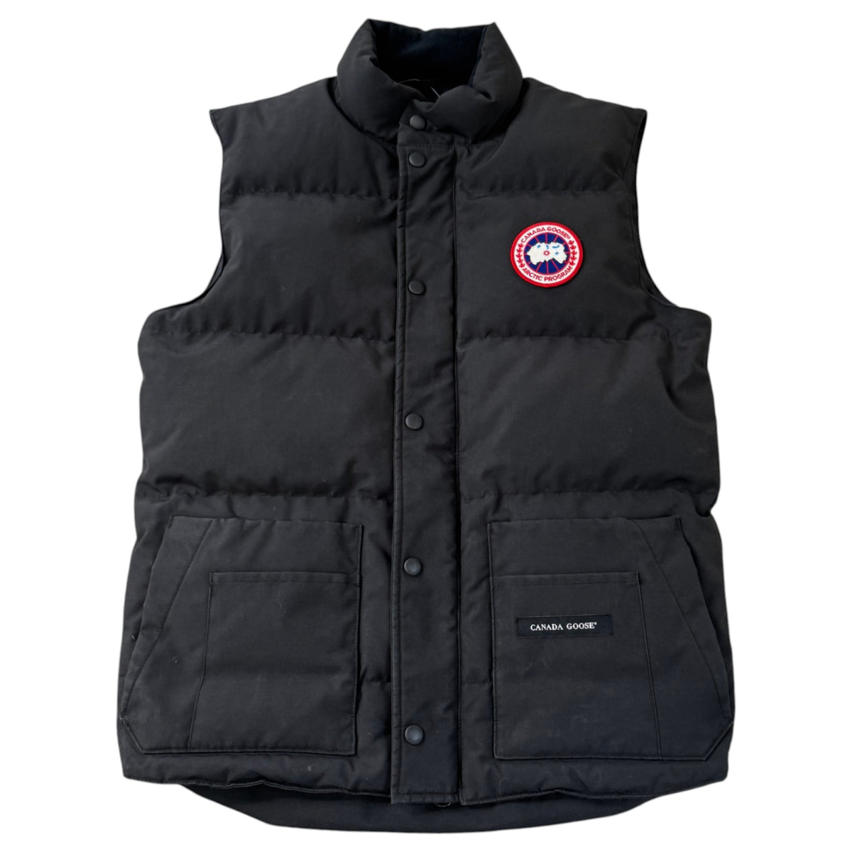 Men's Freestyle Crew Vest Gilet Black Size S - Photo 1