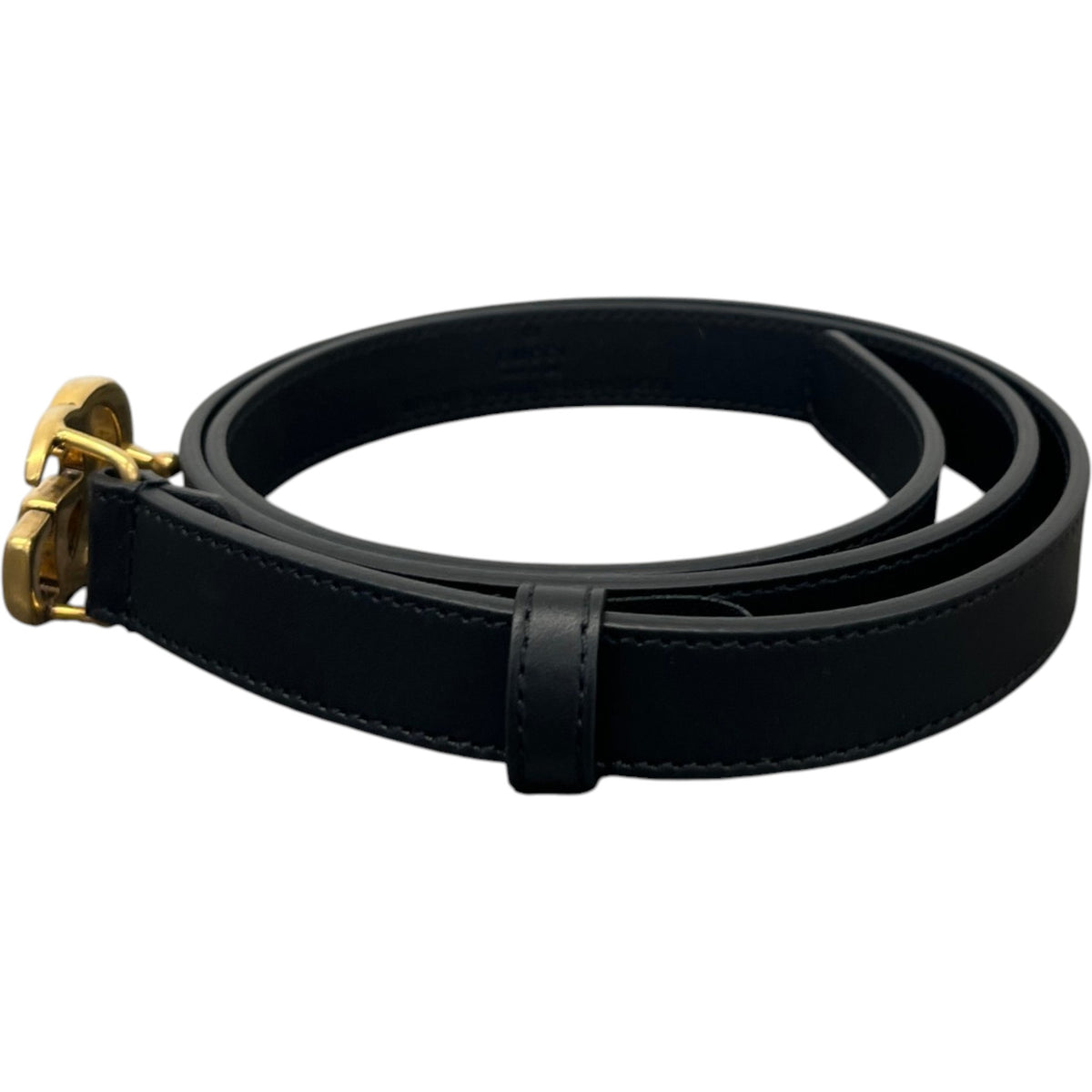 Women's GG Marmont 20mm Belt Black Size W36 - Photo 3