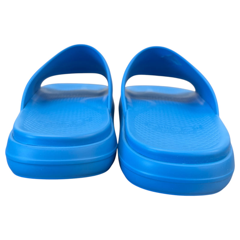 Men's Interlocking G Slides Blue Size 9