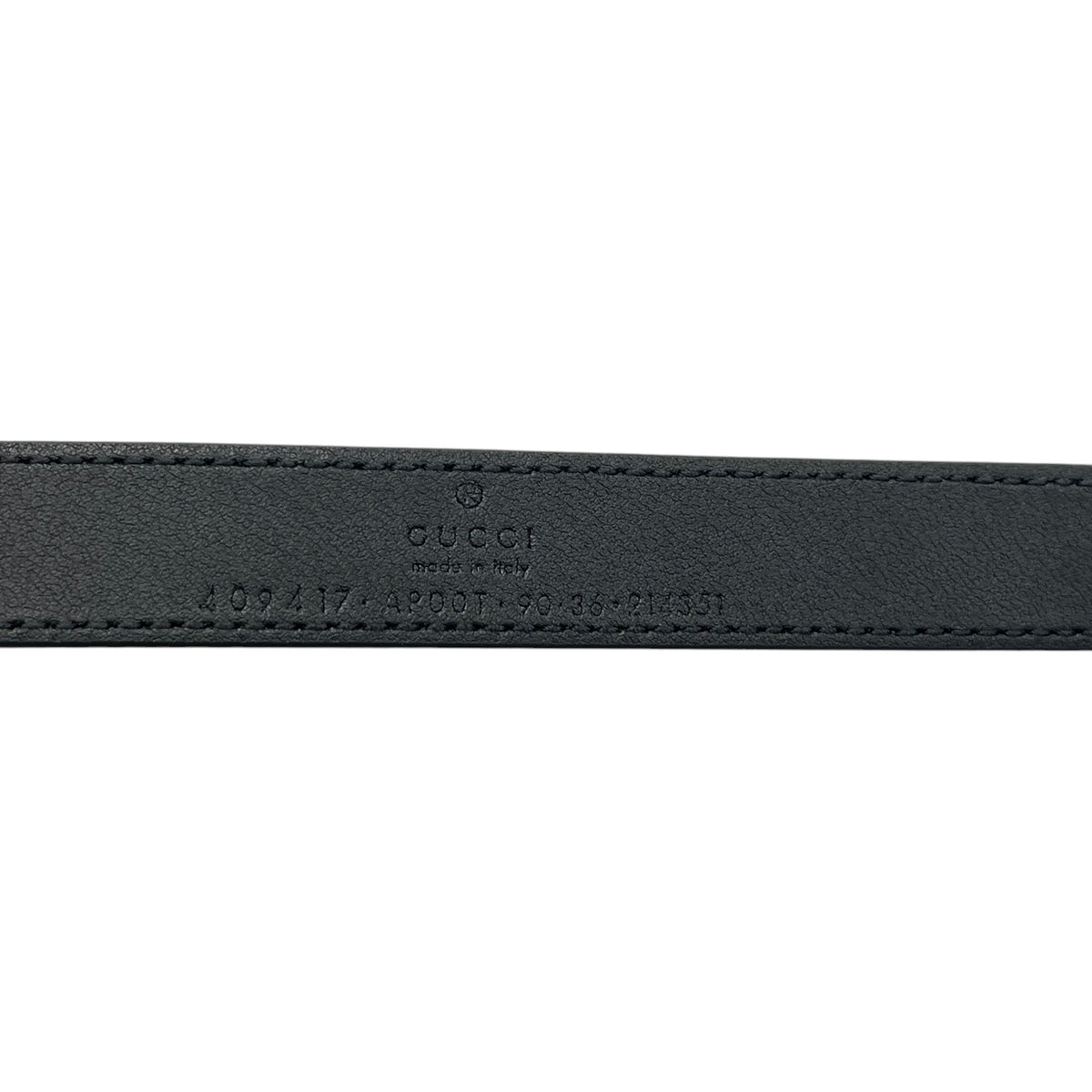 Women's GG Marmont 20mm Belt Black Size W36 - Photo 7
