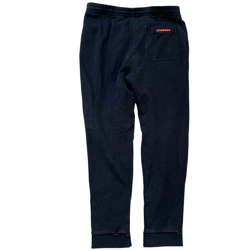 Men's Tab Logo Pocket Joggers Black Size S