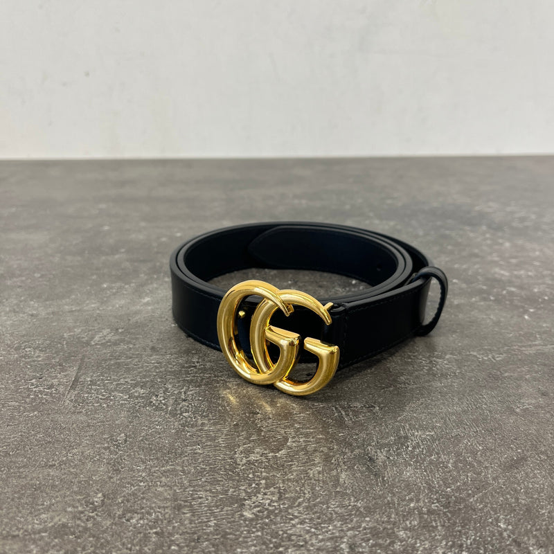 Women's GG Marmont 30mm Belt Black Size W38