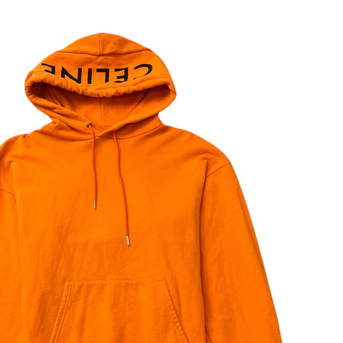 Men's Logo Hoodie Orange Size XS - Photo 3