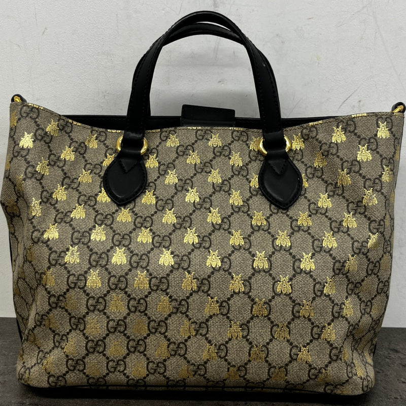 Women's Gg Supreme Bee Bag Beige
