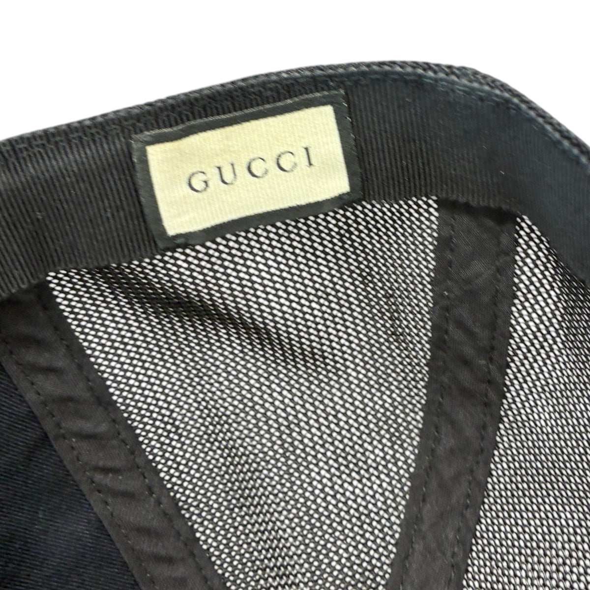 Men's GG Supreme Cap Black Size L - Photo 8