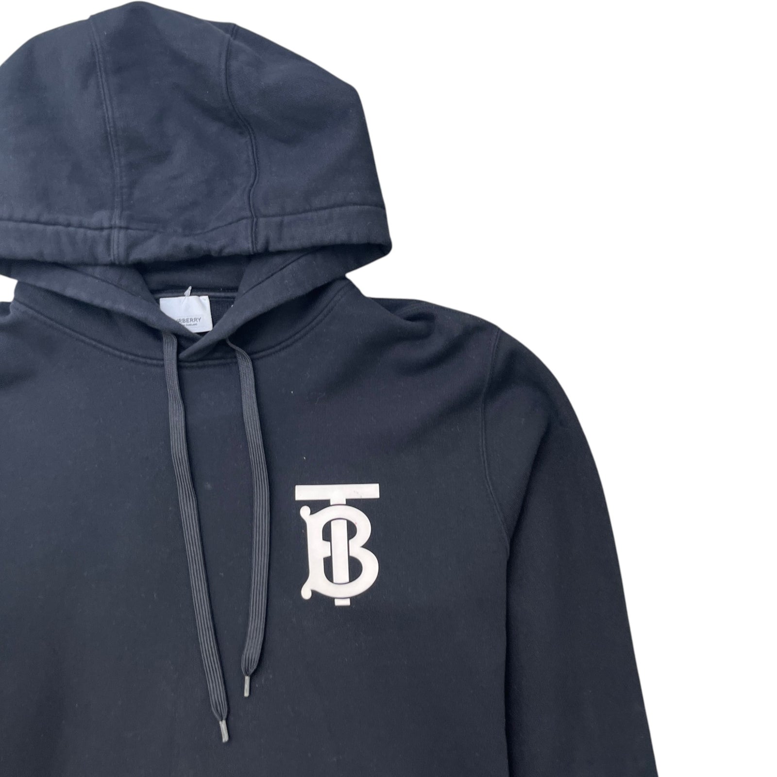 Men's Tb Logo Print Hoodie Black Size M - Photo 5