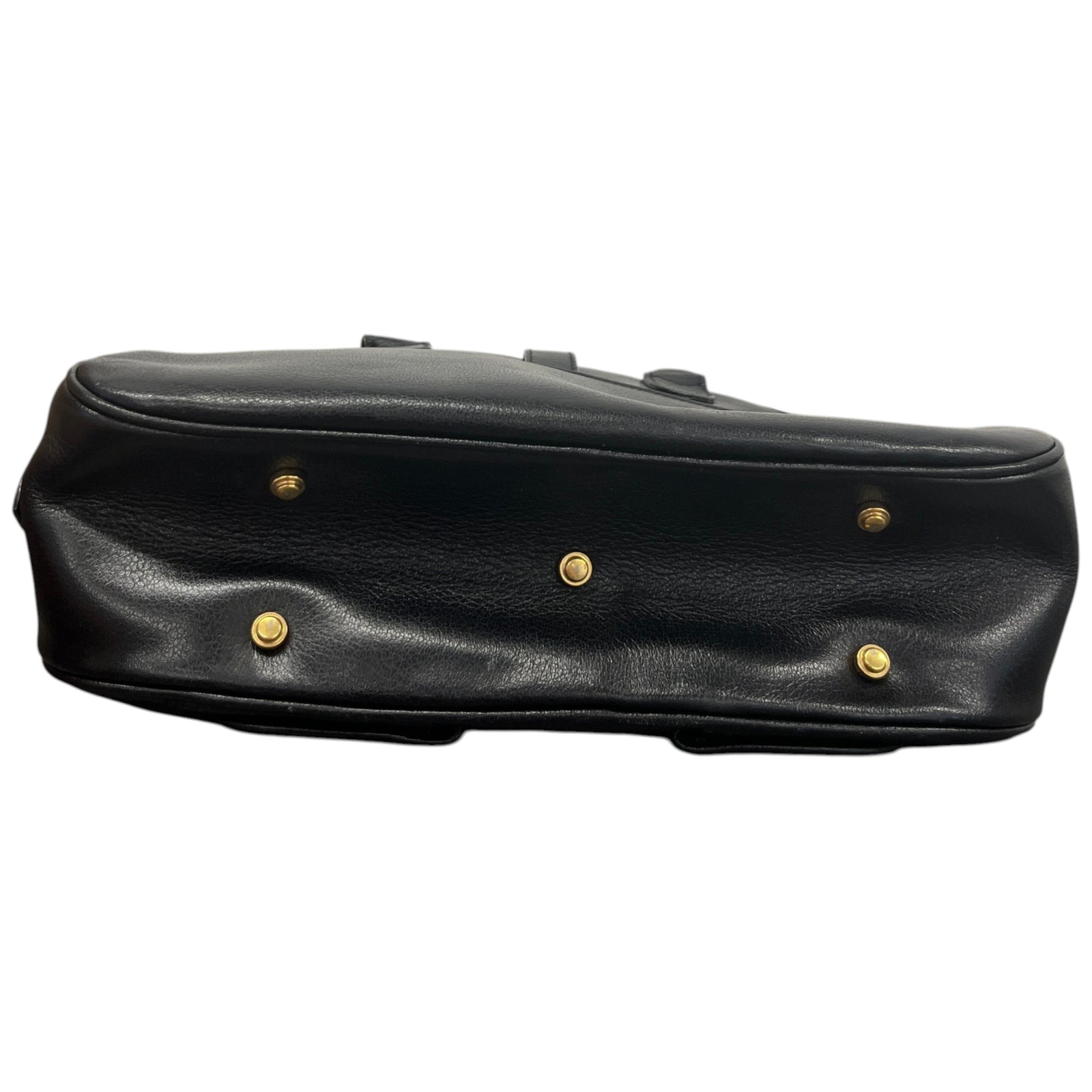 Women's Double Saddle Bowler Handbag Black - Photo 10