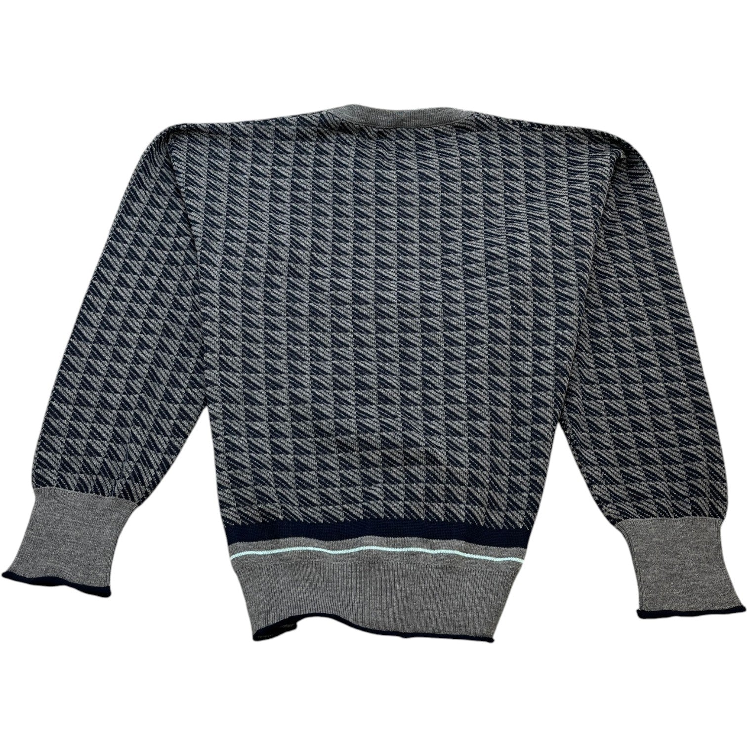 Men's Embroidered Logo Jumper Grey Size XL - Photo 2