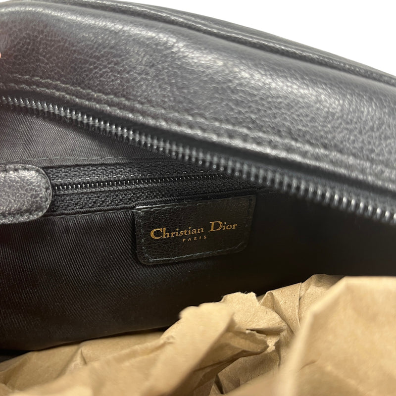 Women's Double Saddle Bowler Handbag Black