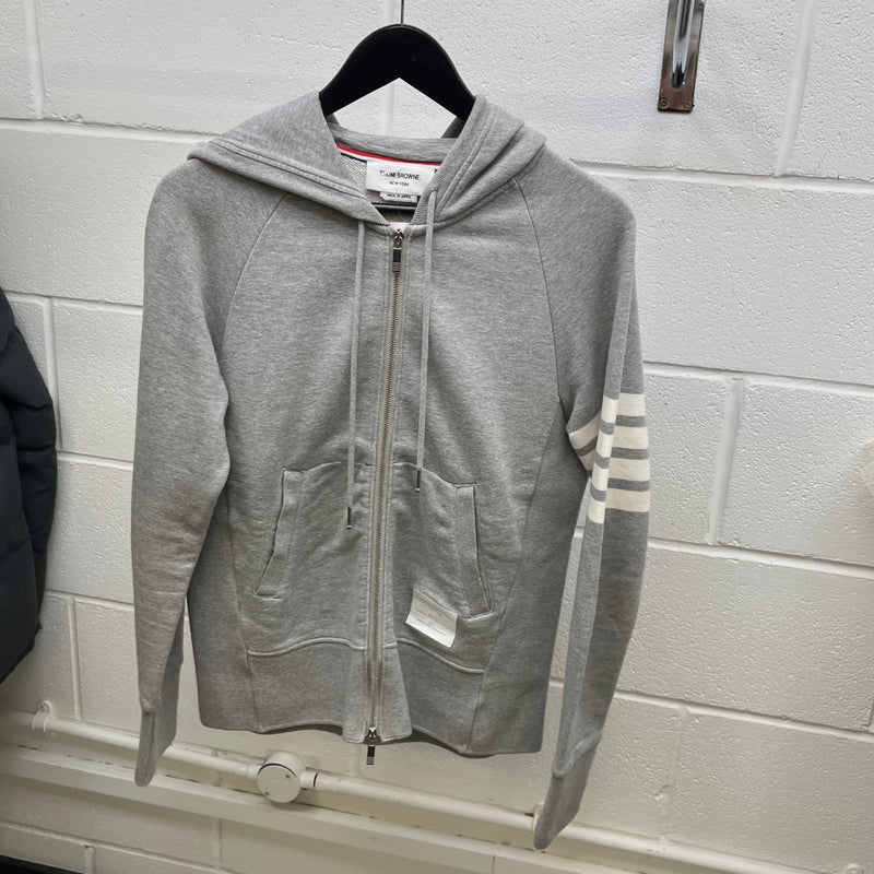 Men's Loopback Hoodie Grey Size M