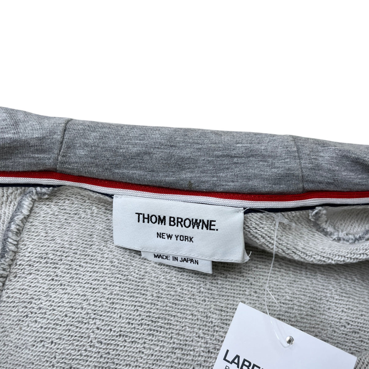 Men's Loopback Hoodie Grey Size M - Photo 8