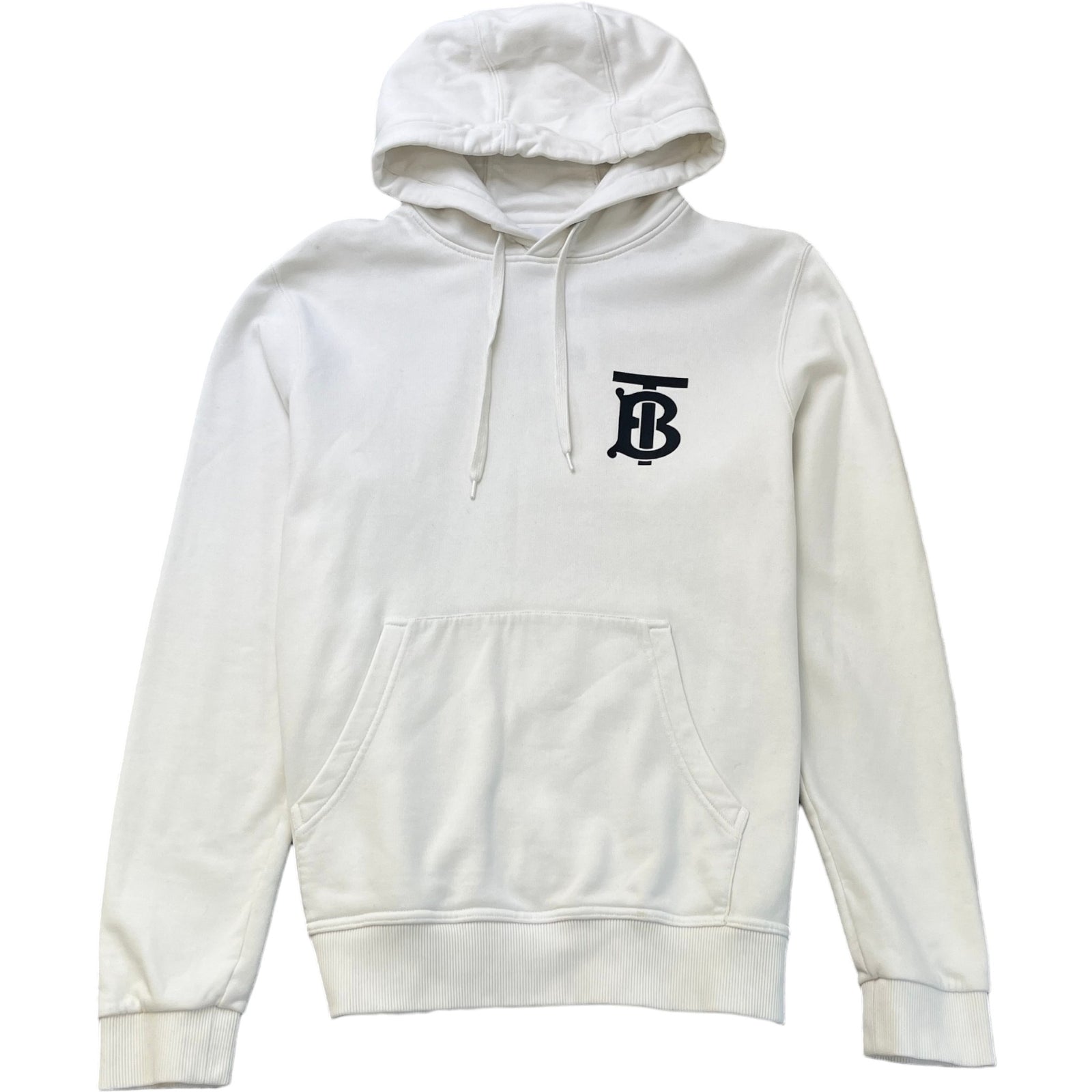 Men's Tb Logo Print Hoodie White Size S - Photo 1