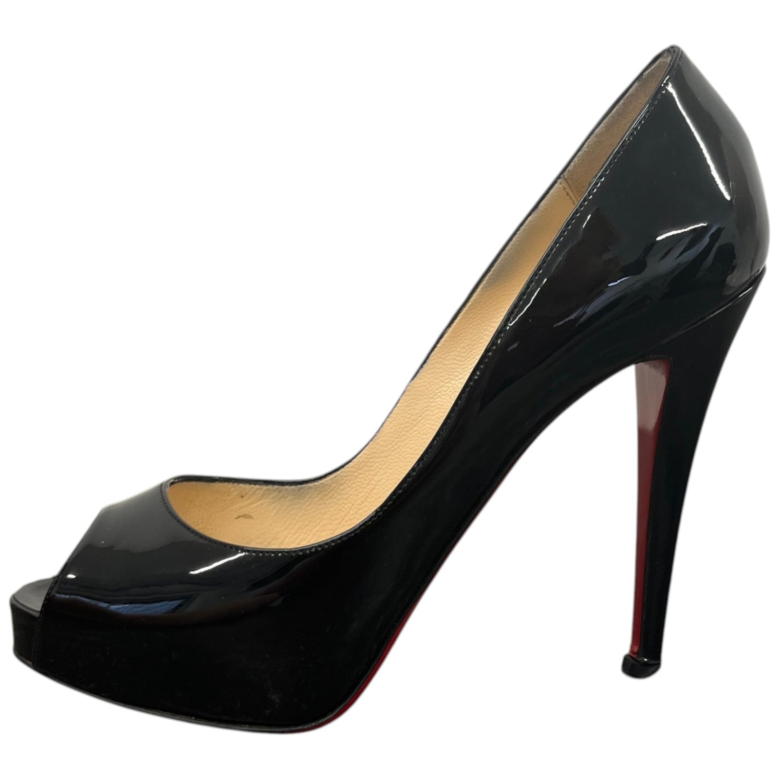 Women's Very Privé Peep Toe Heels Black Size UK 6.5 / EU 39.5 - Photo 5