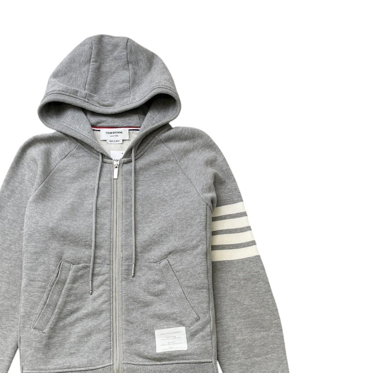 Men's Loopback Hoodie Grey Size M - Photo 3