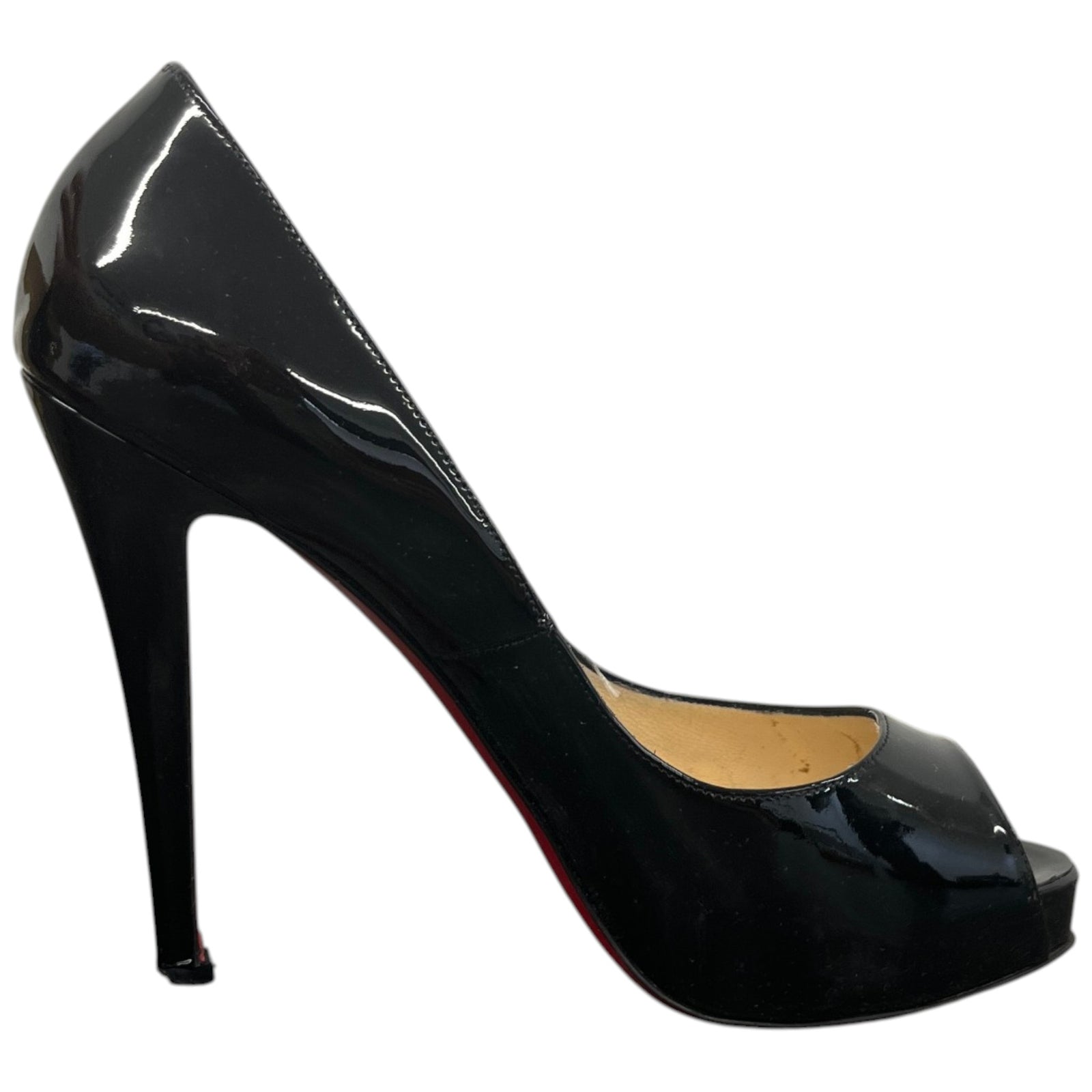 Women's Very Privé Peep Toe Heels Black Size UK 6.5 / EU 39.5 - Photo 4