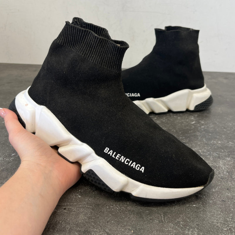 Women's Speed Sock High Trainers Black Size EU 39 / UK 6