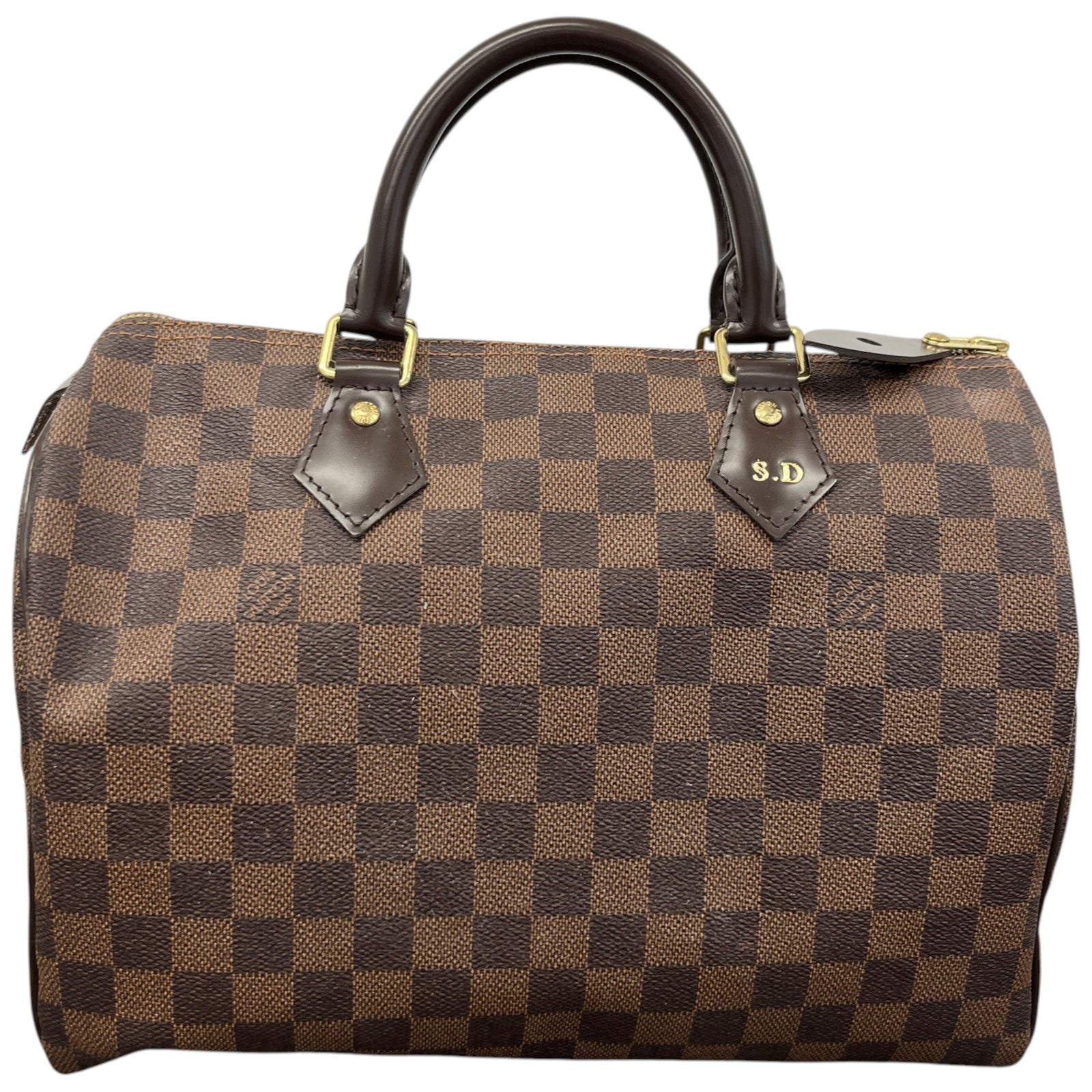 Women's Damier Ebene Speedy 30 Bag Brown - Photo 1