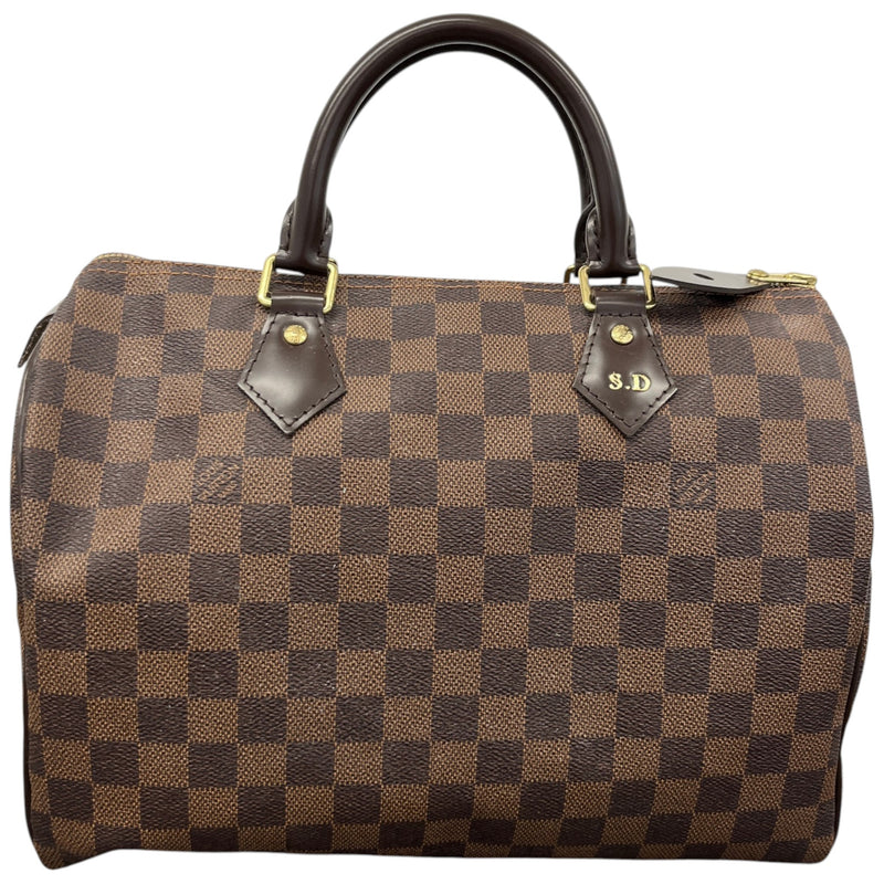 Women's Damier Ebene Speedy 30 Bag Brown