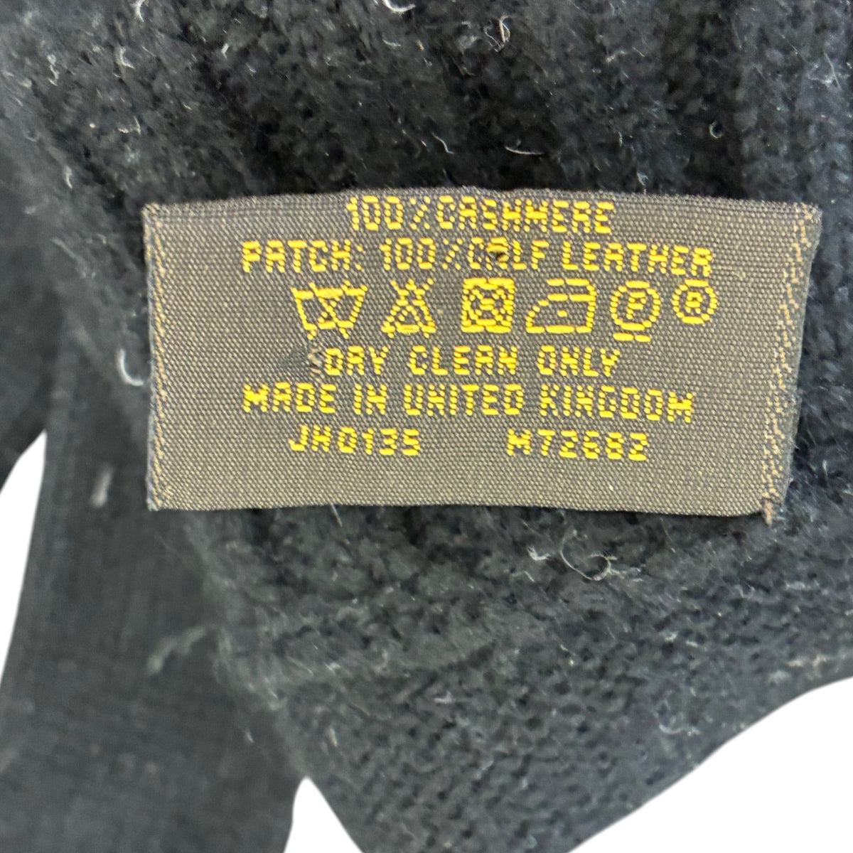 Men's Damier Gloves Black - Photo 8