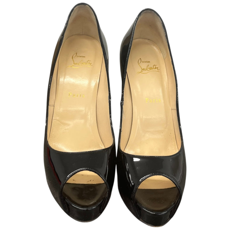 Women's Very Privé Peep Toe Heels Black Size UK 6.5 / EU 39.5