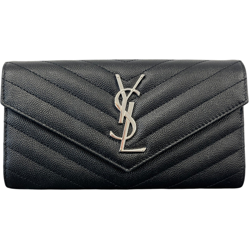 Women's Matelassé Large Purse Black