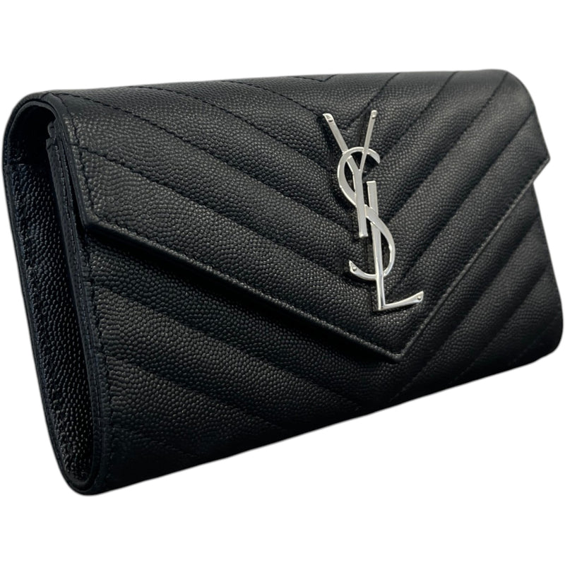 Women's Matelassé Large Purse Black