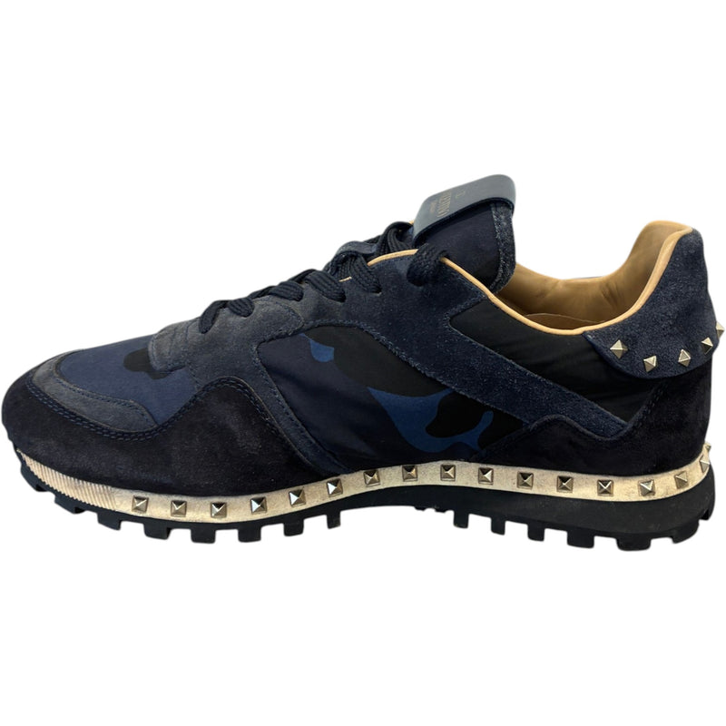 Men's Rockrunner Low Trainers Navy Size UK 7.5 / EU 41.5