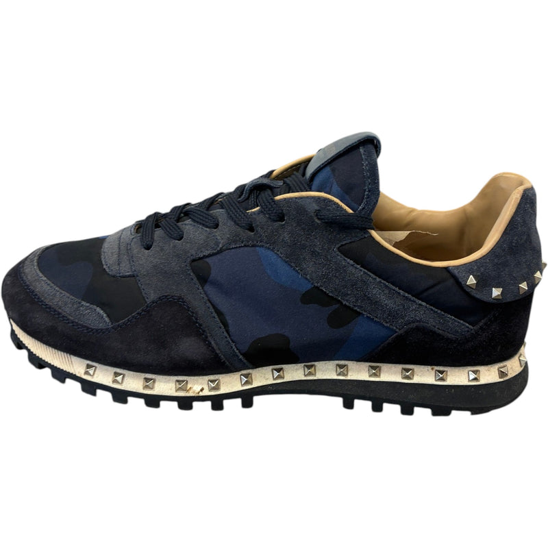 Men's Rockrunner Low Trainers Navy Size UK 7.5 / EU 41.5