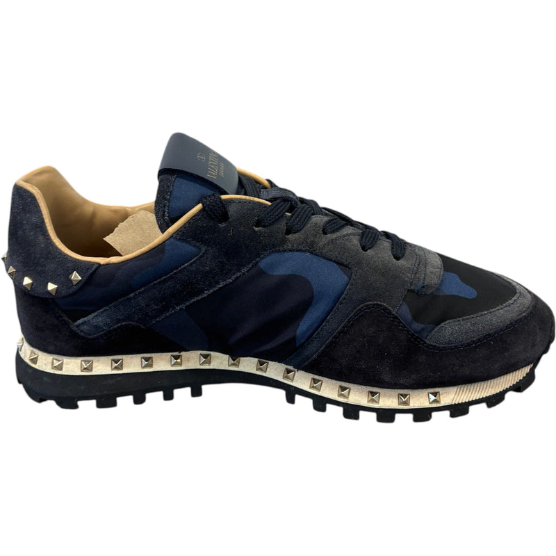 Men's Rockrunner Low Trainers Navy Size UK 7.5 / EU 41.5