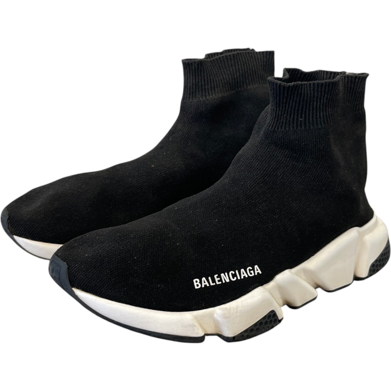 Women's Speed Sock High Trainers Black Size EU 39 / UK 6 - Photo 9