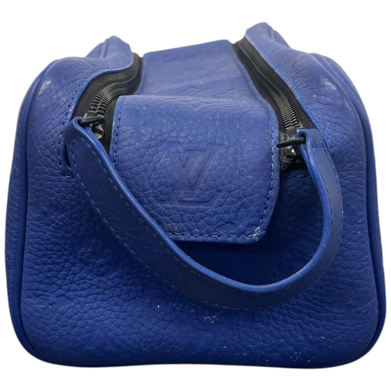 Men's Taurillon MonogramDopp Kit Toiletry Bag Blue
