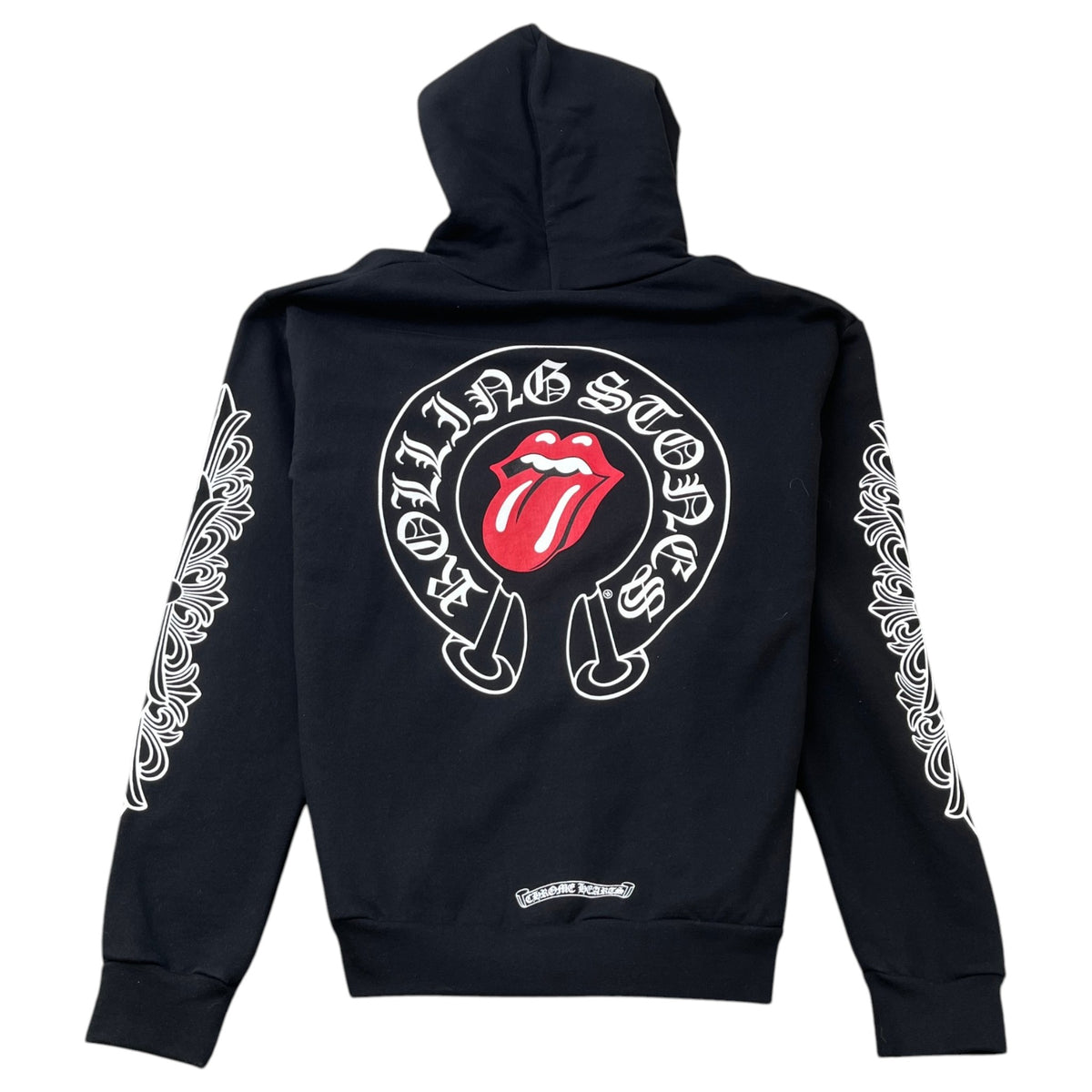 Men's X Rolling Stones Graphic Print Hoodie Black Size M - Photo 2