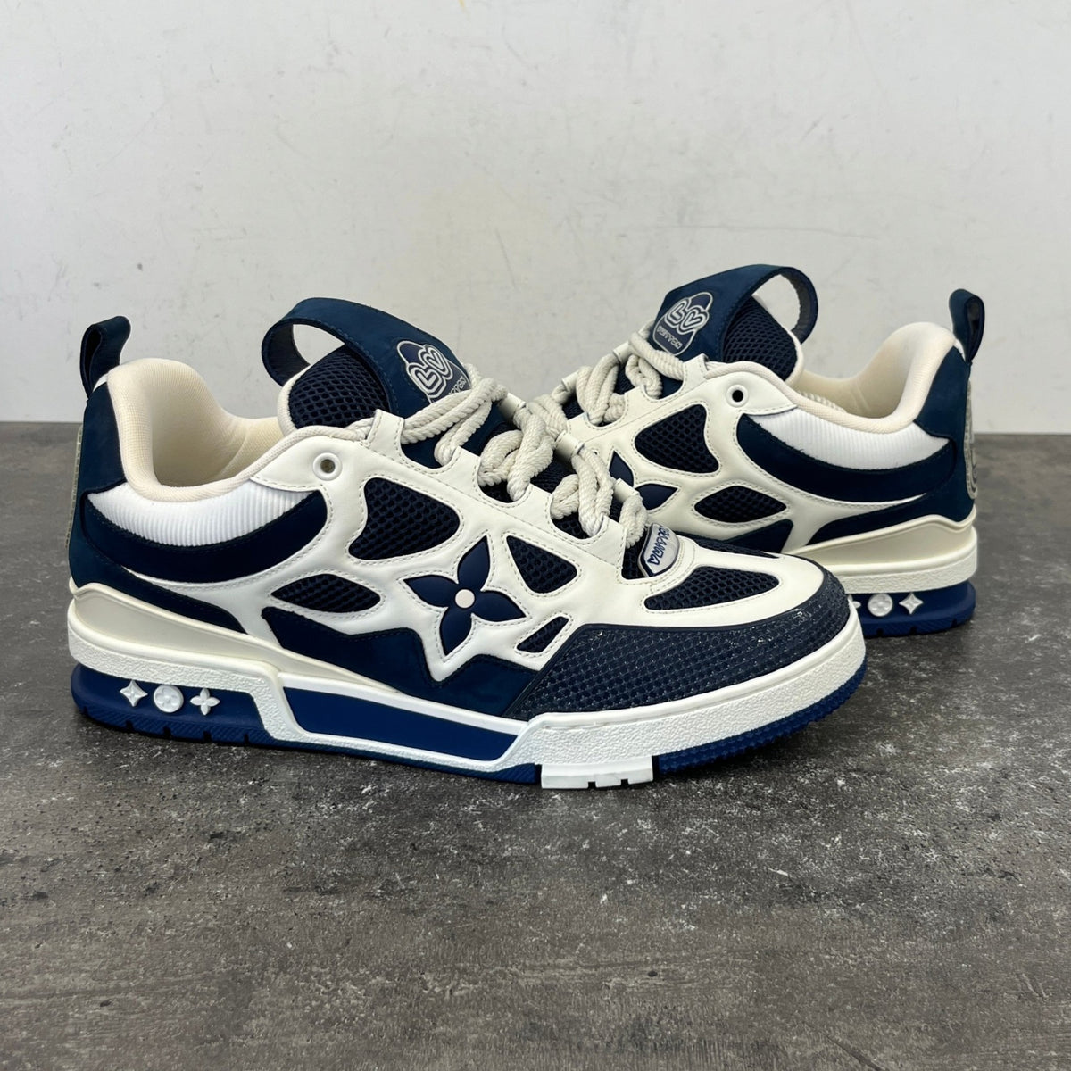 Men's LV Skate Low Trainers White Size UK 8 / EU 42 - Photo 12