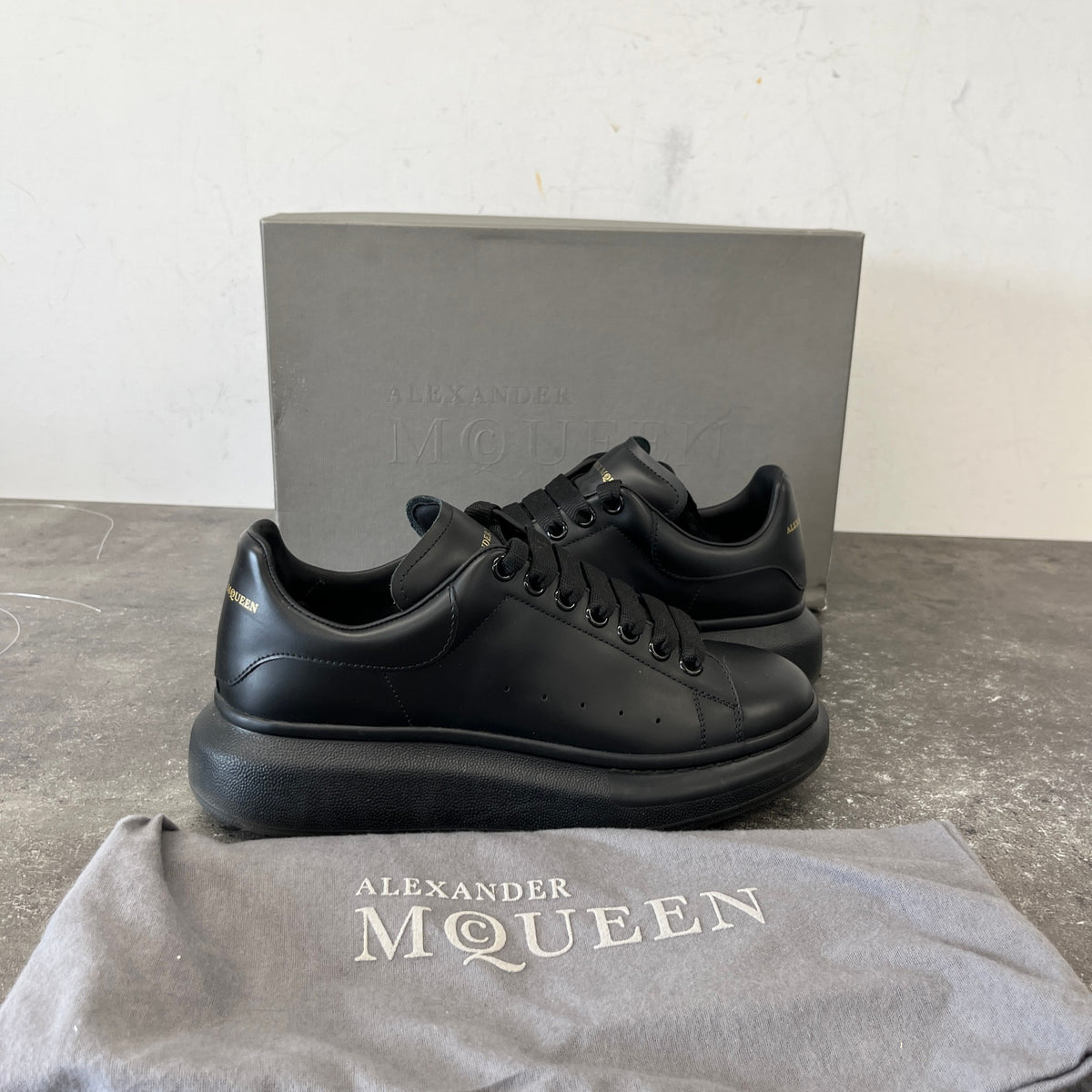 Men's Oversized Low Trainers Black Size UK 6 / EU 40 - Photo 12