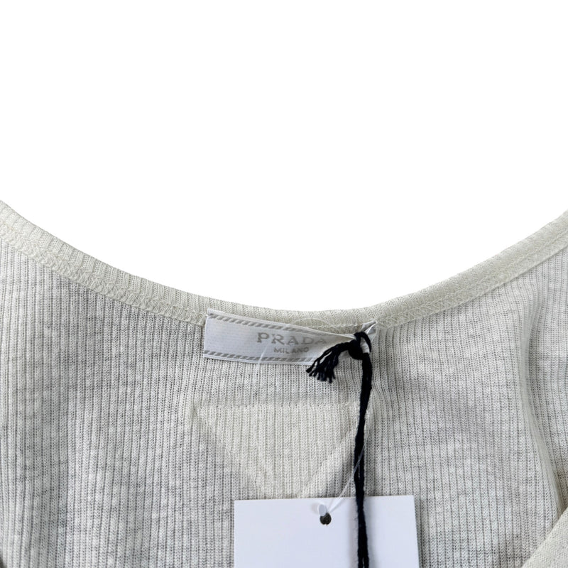 Men's Triangle logo Vest White Size M