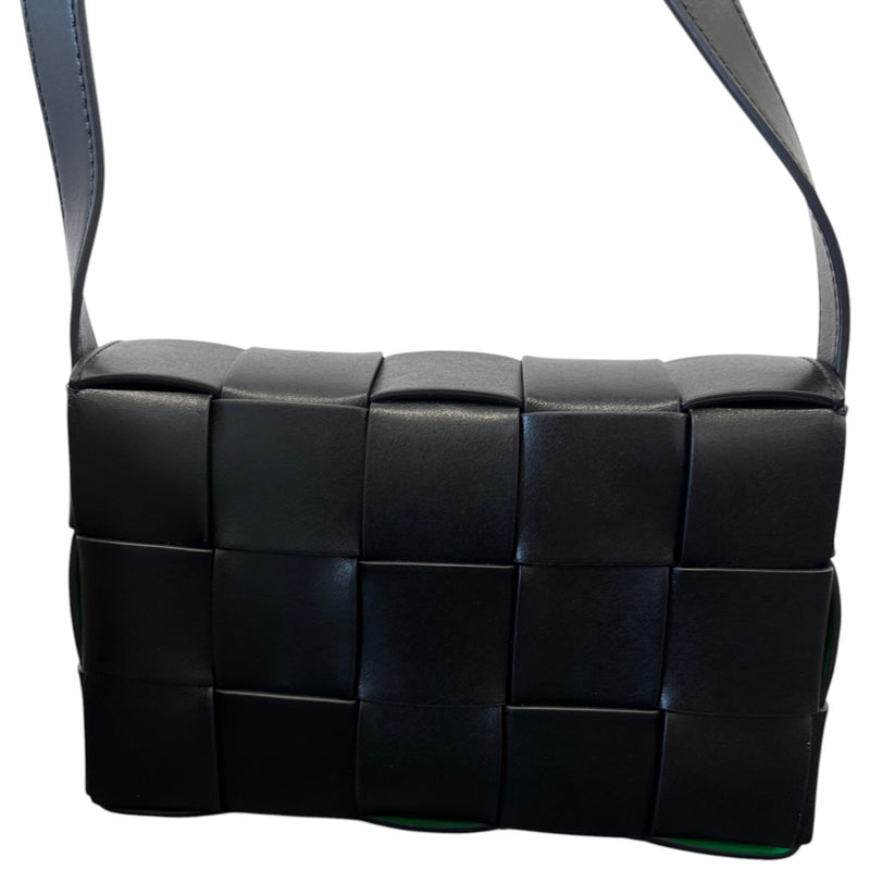 Women's Intreccio Woven Cassette Bag Black