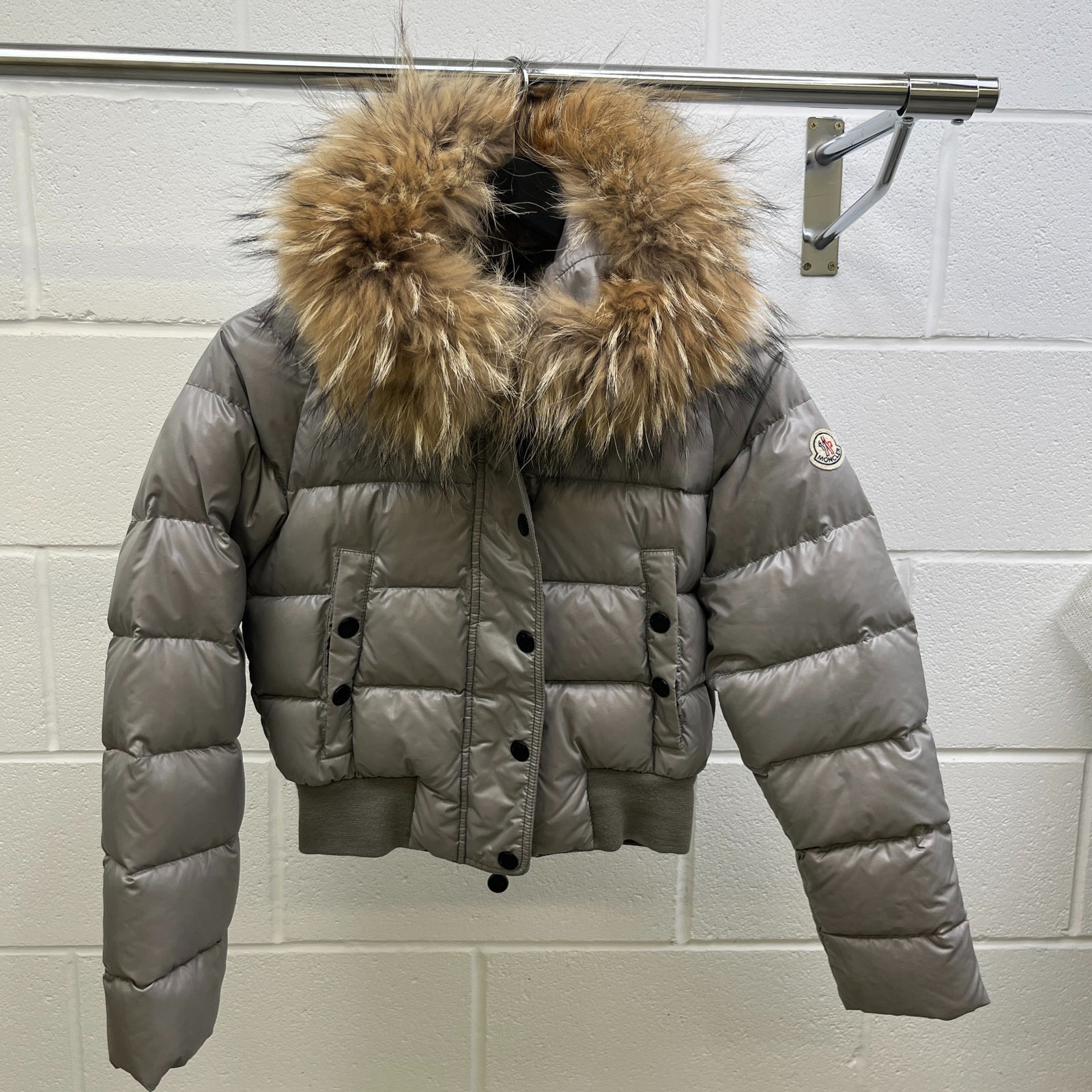 Women's Alpin Down Jacket Grey Size 0 / UK 4 - Photo 11